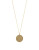 House Of Harlow 1960 Andes Reversible Coin Necklace - GOLD