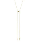 House Of Harlow 1960 Bolo Tie Necklace - GOLD