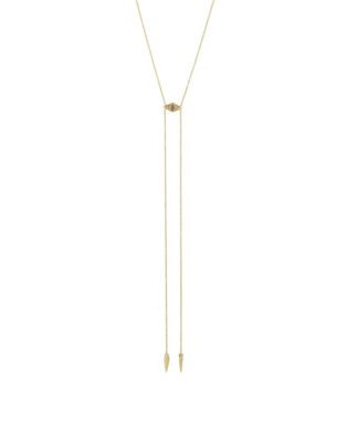 House Of Harlow 1960 Bolo Tie Necklace - GOLD