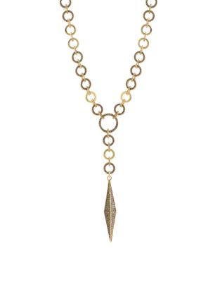 House Of Harlow 1960 Eternal Link Marquise Y Necklace - GOLD