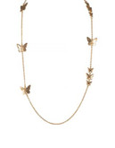 Kensie Butterfly Station Necklace - GOLD