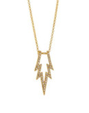 Cc Skye Pop Star Crystal Necklace - GOLD