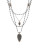 Lucky Brand Sterling Silver Multi-Layer Necklace - SILVER