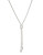 Kenneth Cole New York Knot Y Shaped Necklace - SILVER