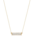 Kenneth Cole New York Pave Bar Pendant Necklace - GOLD