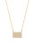 Kenneth Cole New York Pave Plaque Pendant Necklace - GOLD