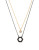 Kenneth Cole New York Double Pave Hexagon Necklace - TWO TONE