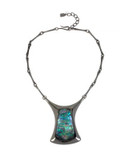 Robert Lee Morris Soho Abalone Pendant Necklace - GREEN