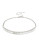 Kenneth Cole New York Baguette Rim Choker Necklace - WHITE