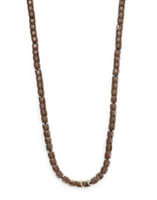 Kenneth Jay Lane Smokey Bead Necklace - GREY