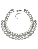 Carolee Phantom Collar Necklace - SILVER