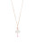 Betsey Johnson Pave Ballerina Pendant Necklace - WHITE