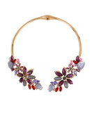 Betsey Johnson Fall Follies Floral Collar Necklace - ASSORTED
