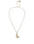 Betsey Johnson Pearl Critters Pave Bird Necklace - WHITE
