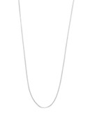 Expression 20" Sterling Silver Mini Box Chain Necklace - SILVER - 20