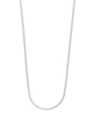 Expression 18" Sterling Silver Snake Chain Necklace - SILVER - 18