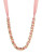 R.J. Graziano Ribbon Laced Chain Necklace - PINK
