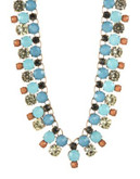 R.J. Graziano Statement Collar Necklace - BLUE