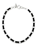 Diane Von Furstenberg Love Links Metal Necklace - BLACK