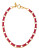 Diane Von Furstenberg Love Links Metal Necklace - PINK