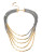 Kenneth Cole New York Sea Stone Beach Metal Necklace - TWO TONE COLOUR