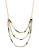 Robert Lee Morris Soho Prisma Metal Multi Strand Necklace - GOLD