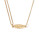Alex And Ani Feather Pull Chain Necklace - GOLD
