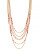 Lucky Brand Beaded Multi-Strand Necklace - RED