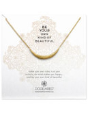 Dogeared Be Your Own Kind of Beautiful Single Strand Necklace - GOLD