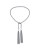 Guess Tassel Rope Necklace - SILVER