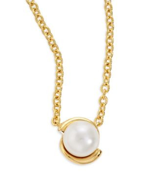 Kate Spade New York Short Pearl Necklace - CREAM