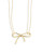 Kate Spade New York Dainty Sparklers Bow Pendant Necklace - GOLD