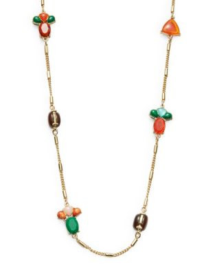 Kate Spade New York Fine Art Charm Station Necklace - MULTI