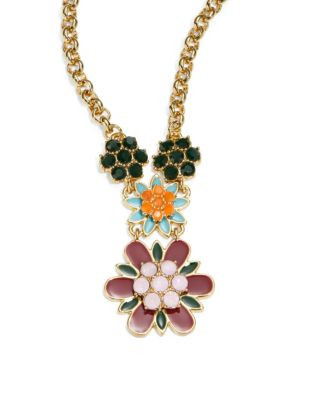 Kate Spade New York Bold Blooms Pendant Necklace - MULTI