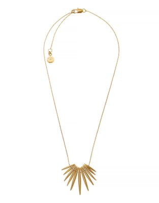 Michael Kors Matchstick Spike Pendant Necklace - GOLD