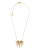 Michael Kors Matchstick Spike Pendant Necklace - GOLD