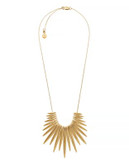 Michael Kors Matchstick Spike Statement Necklace - GOLD