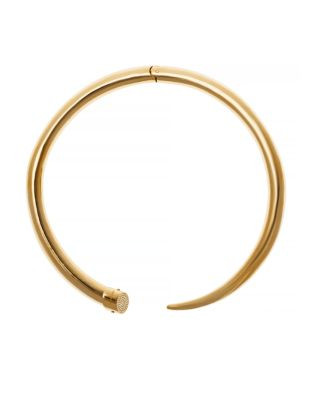Michael Kors Goldtone Horn Choker Necklace - GOLD