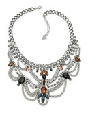 Guess Multi-Row Statement Necklace - SILVER