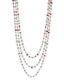 Expression Three-Row Necklace - RED