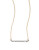 Expression Faceted Bar Pendant Necklace - ASSORTED