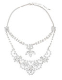 Expression Two-Row Filigree Collar Necklace - SILVER