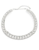 Expression Rim Band Collar Necklace - SILVER