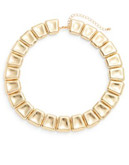 Expression Goldtone Square Collar Necklace - GOLD