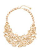 Kate Spade New York At First Blush Floral Bib Necklace - PINK