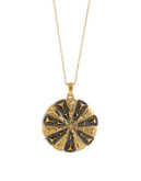 House Of Harlow 1960 Ornamental Medallion Necklace - GOLD