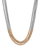 Lucky Brand Two-Tone Beaded Necklace - TWO TONE