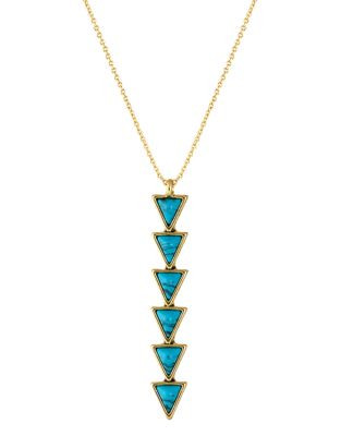 House Of Harlow 1960 Acension Pendant Necklace - TURQUOISE
