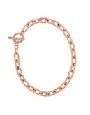 Michael Kors Chain-Link Toggle Necklace - ROSE GOLD