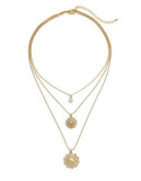 Kate Spade New York Strike Gold Multi-Pendant Necklace - GOLD